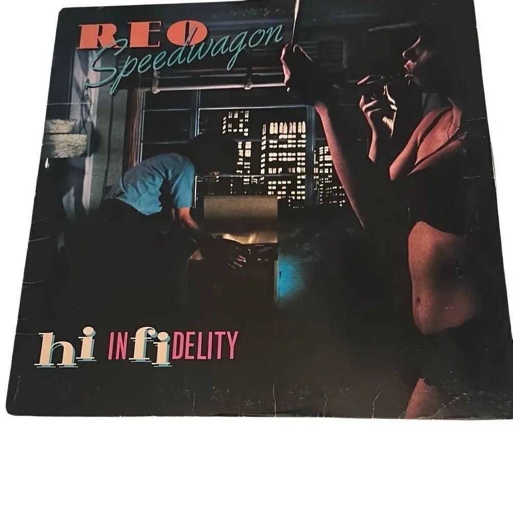 REO Speedwagon Epic Hi Infidelity Vinyl Records LP